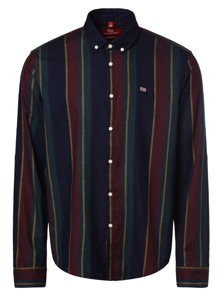 

Рубашка Finshley & Harding London, цвет bordeaux marine