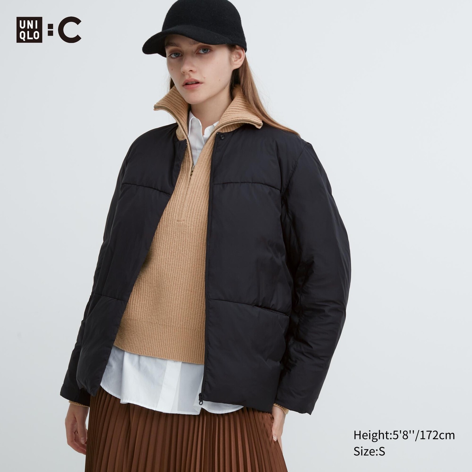 

Легкий пуховик Uniqlo, черный