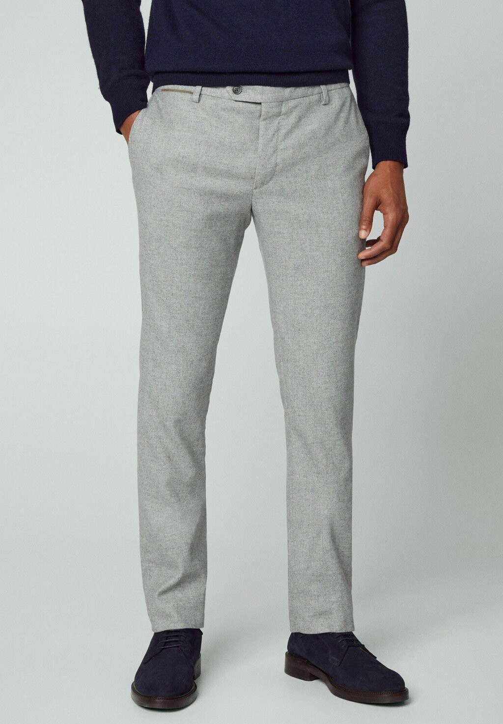 

Брюки Broken Twill Trs Hackett London, цвет light grey