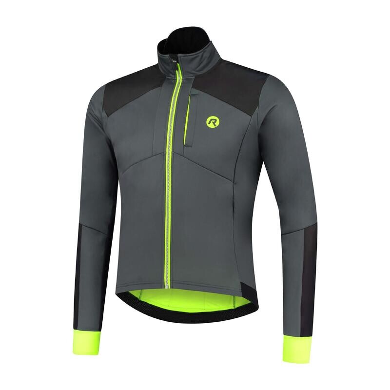 

Зимняя велосипедная куртка мужская - HI VIS ROGELLI, цвет gris
