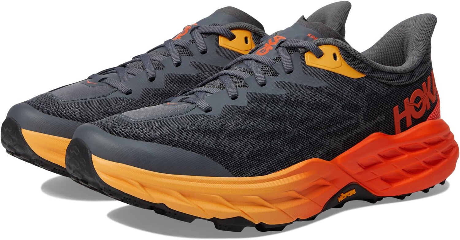 

Кроссовки Speedgoat 5 Hoka, цвет Castlerock/Flame