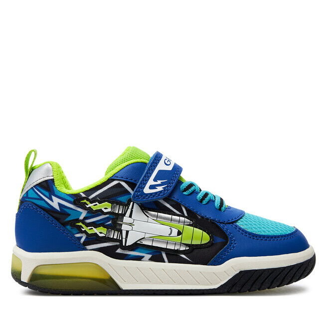 

Кроссовки Geox J Inek Boy J459CB 011BC C4344 S Royal/Lime, синий