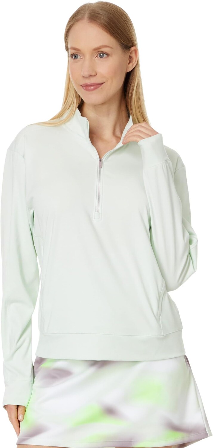 

Свитер adidas Golf Ultimate365 Quarter Zip Golf Pullover, цвет Crystal Jade
