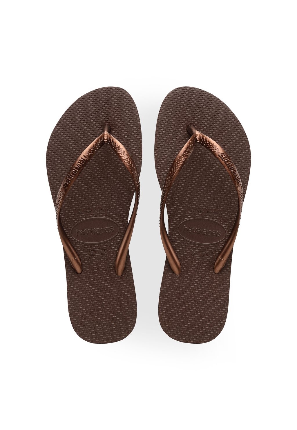 

Шлепанцы Havaianas, коричневый
