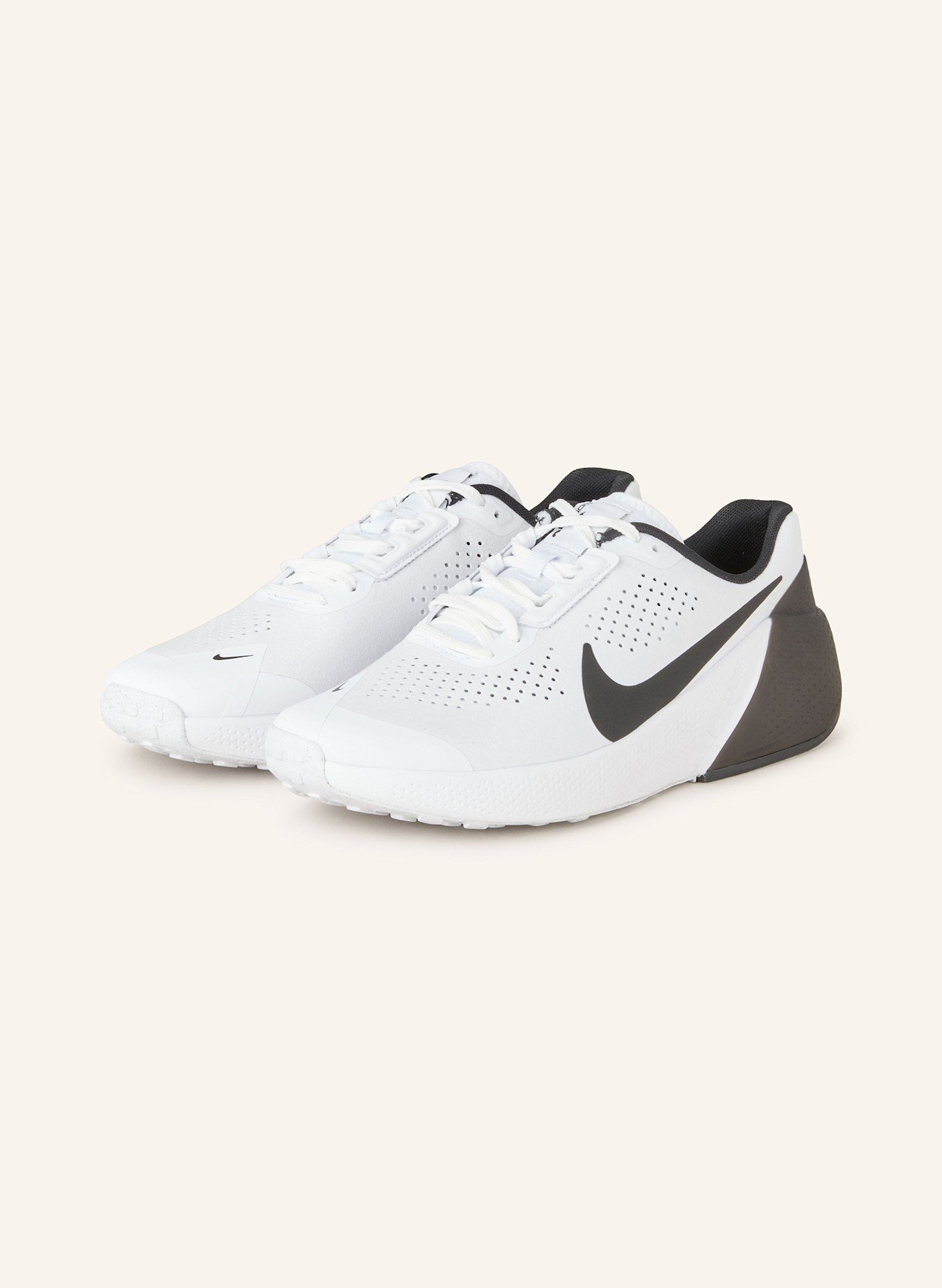 

Кроссовки для фитнеса air zoom tr1 Nike, белый/черный