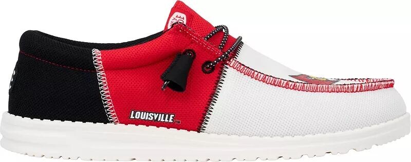 

Мужские туфли Hey Dude Wally Tri Louisville Cardinals, красный