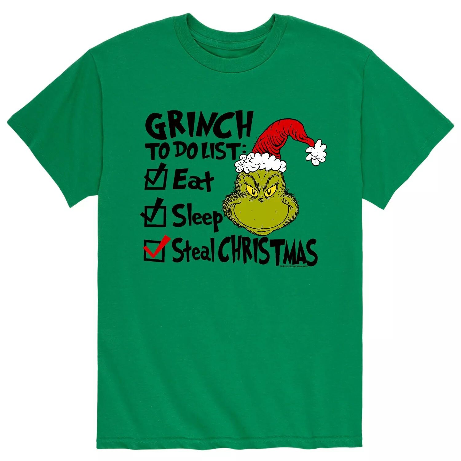 

Мужская футболка Dr. Seuss The Grinch To Do Licensed Character