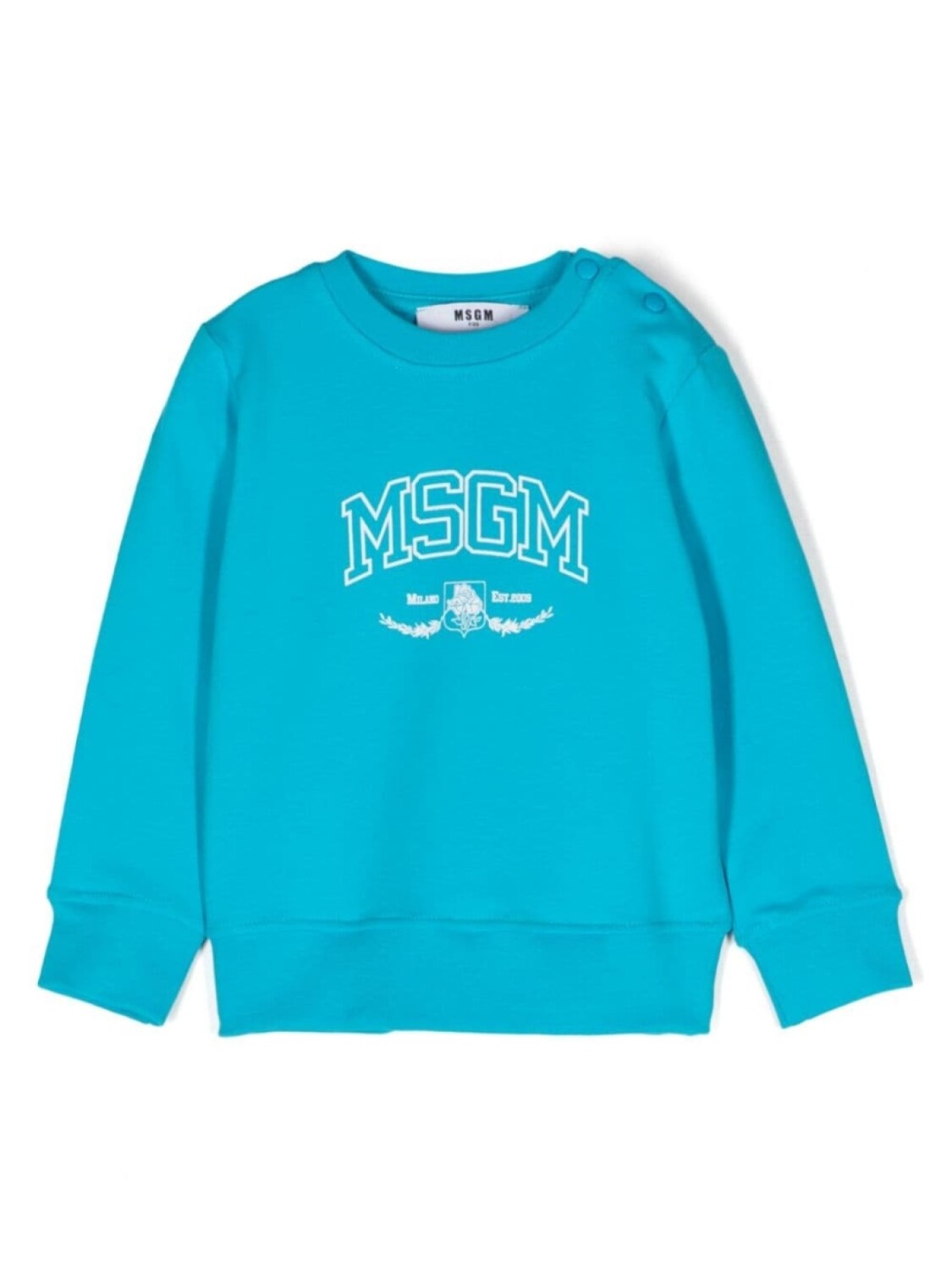 

MSGM Kids толстовка с логотипом, синий