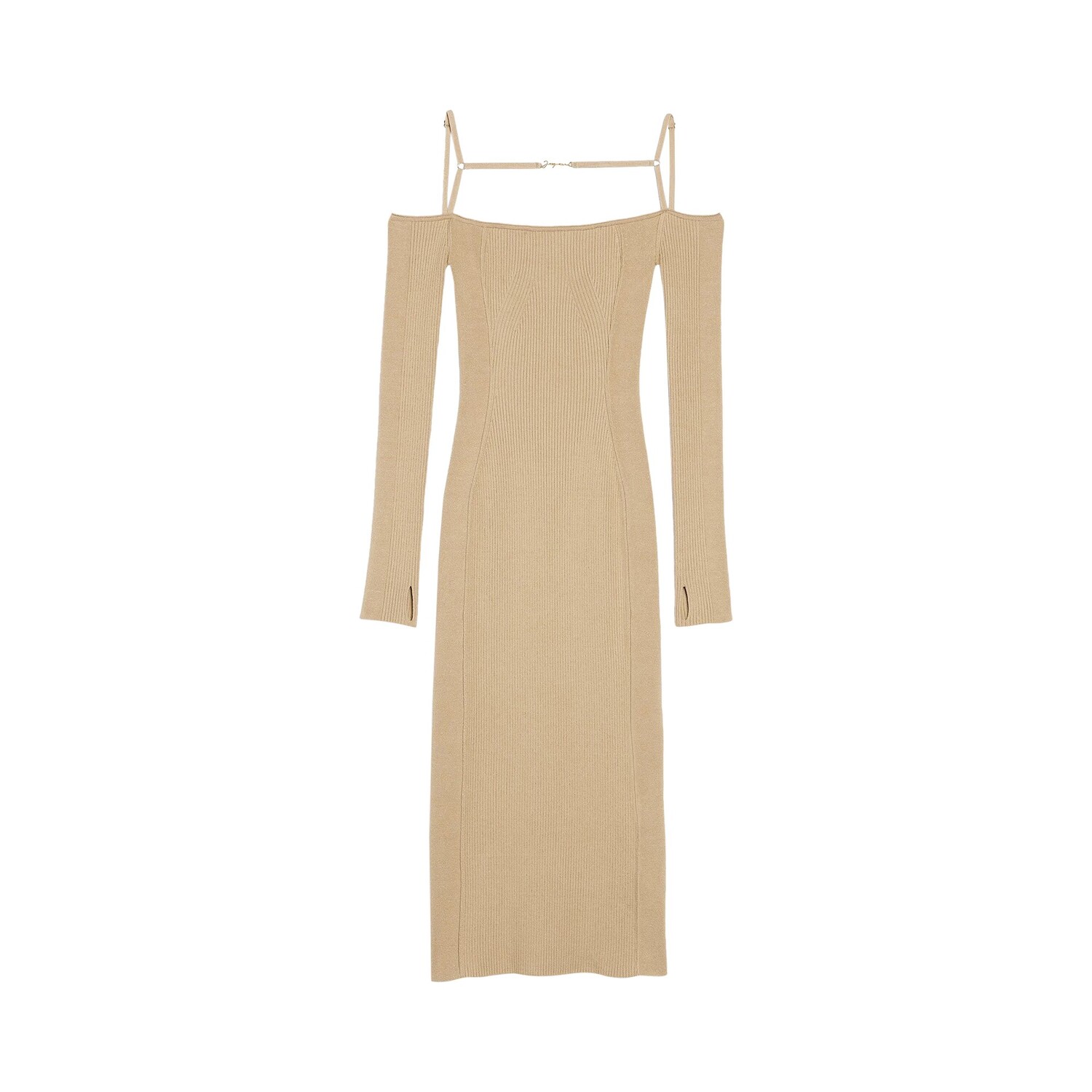 

Jacquemus La Robe Sierra Темно-Бежевый