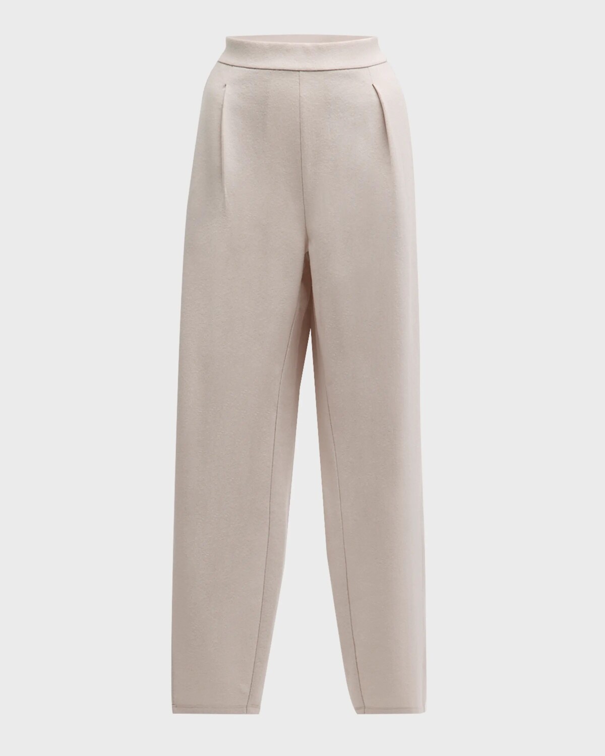 

Укороченные брюки-фонарики из шерстяного джерси Eileen Fisher, цвет Chalk