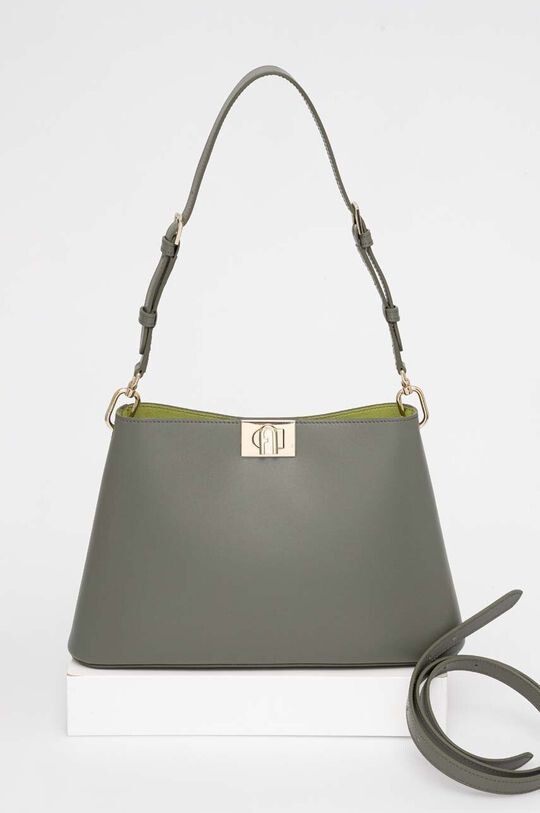 

Кожаная сумка Furla, зеленый
