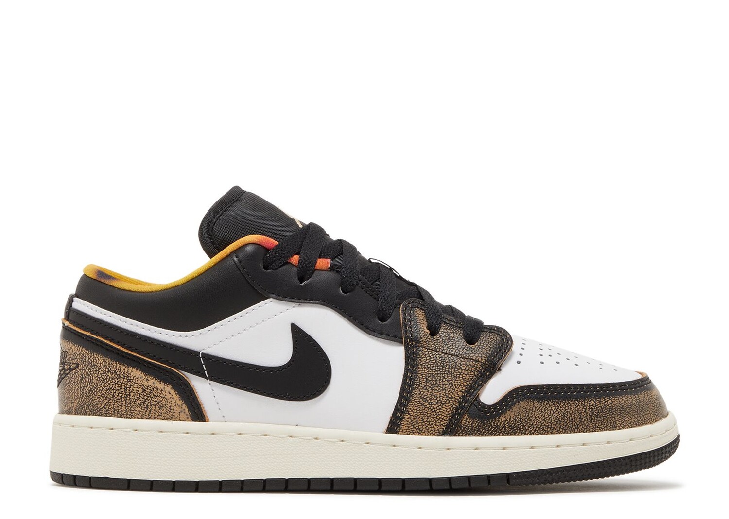 

Кроссовки Air Jordan Air Jordan 1 Low Se Gs 'Wear-Away - Tan', черный