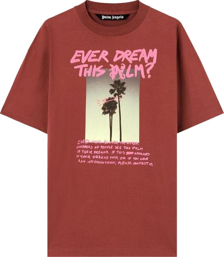 

Футболка Palm Angels Palm Dream 'Hazelnut/Fuschia', розовый