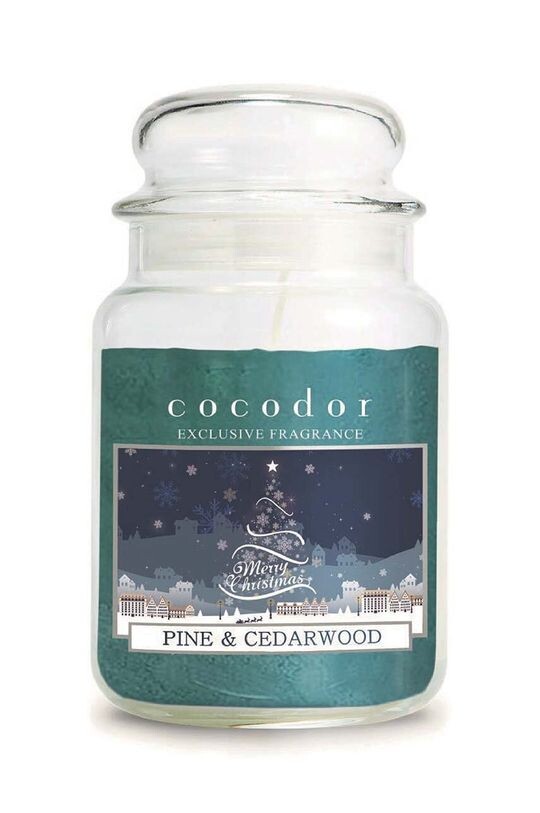 

Ароматическая свеча Christmas Pine & Cedarwood 550 г Cocodor, мультиколор