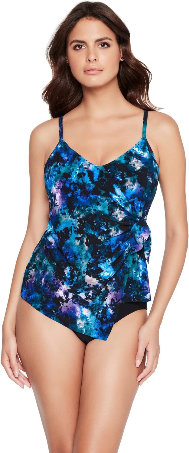 

Топ танкини Peace Out Carma Magicsuit, цвет Black/Multi