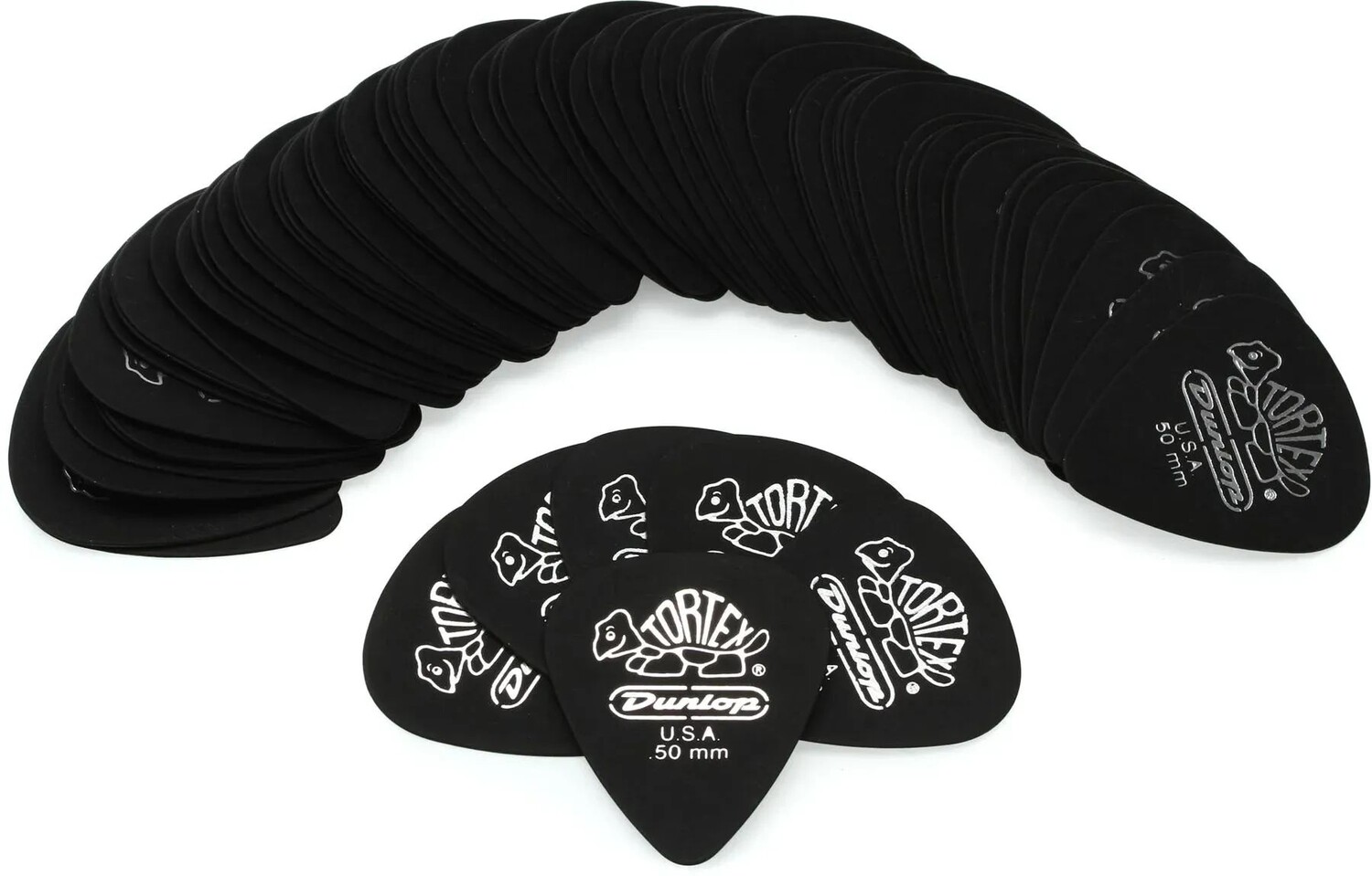 

Медиаторы Dunlop Tortex Standard, черные как смоль, 0,50 мм (72 шт. в упаковке)