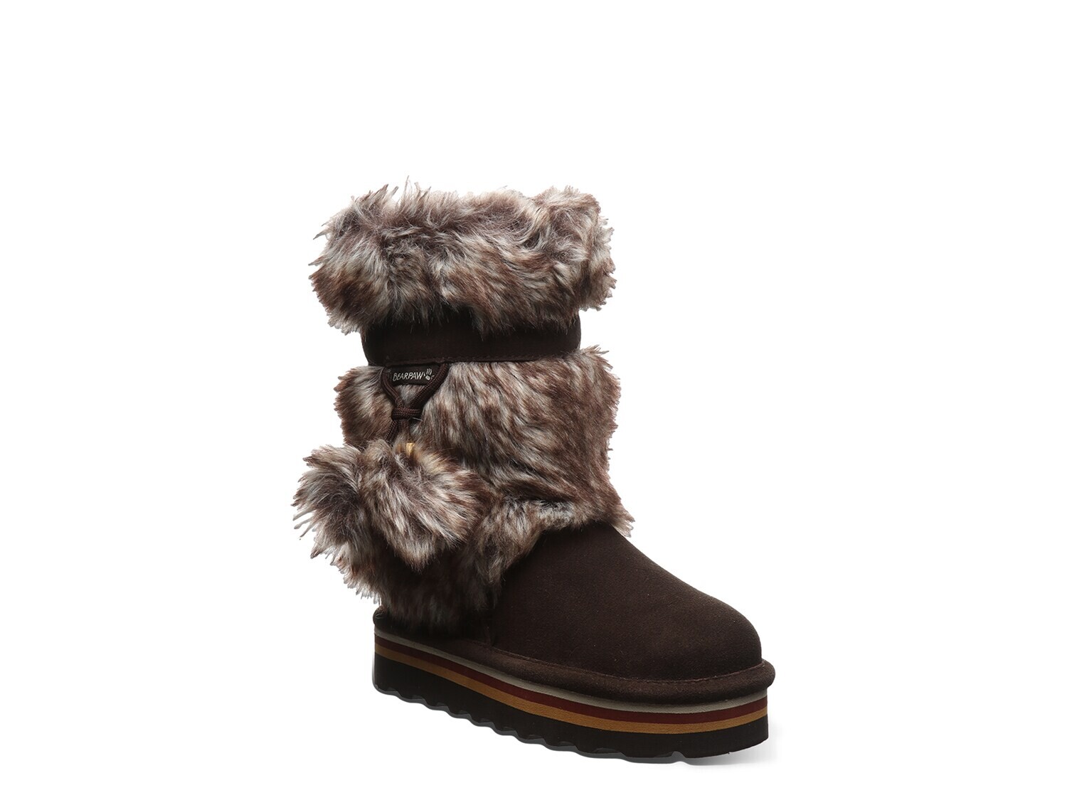

Молодежные ботинки Retro Tama — детские Bearpaw, темно-коричневый