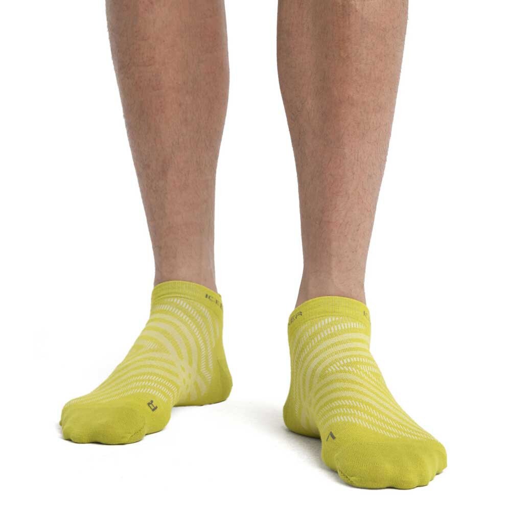 

Носки Icebreaker Run+ Ultralight Micro Merino, желтый