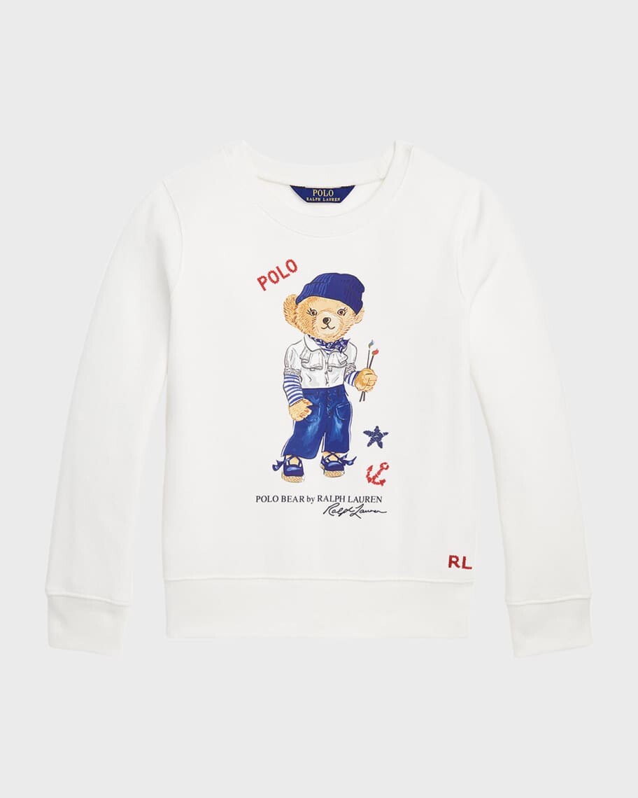 

Толстовка Arty Polo Bear для девочек, размер S-XL Ralph Lauren Childrenswear