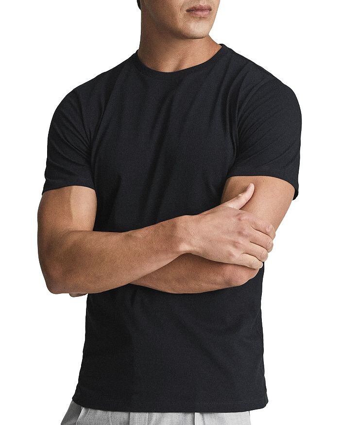 

Футболка Bless с круглым вырезом REISS, Черный