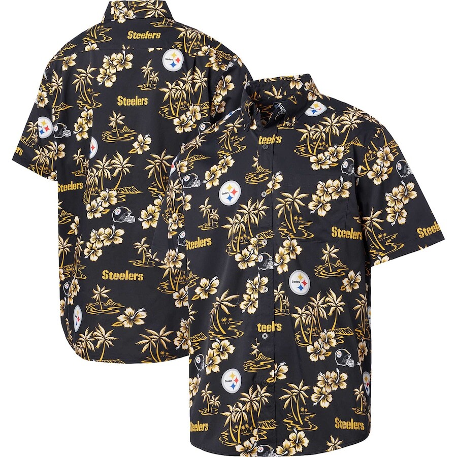 

Рубашка Reyn Spooner Pittsburgh Steelers, черный