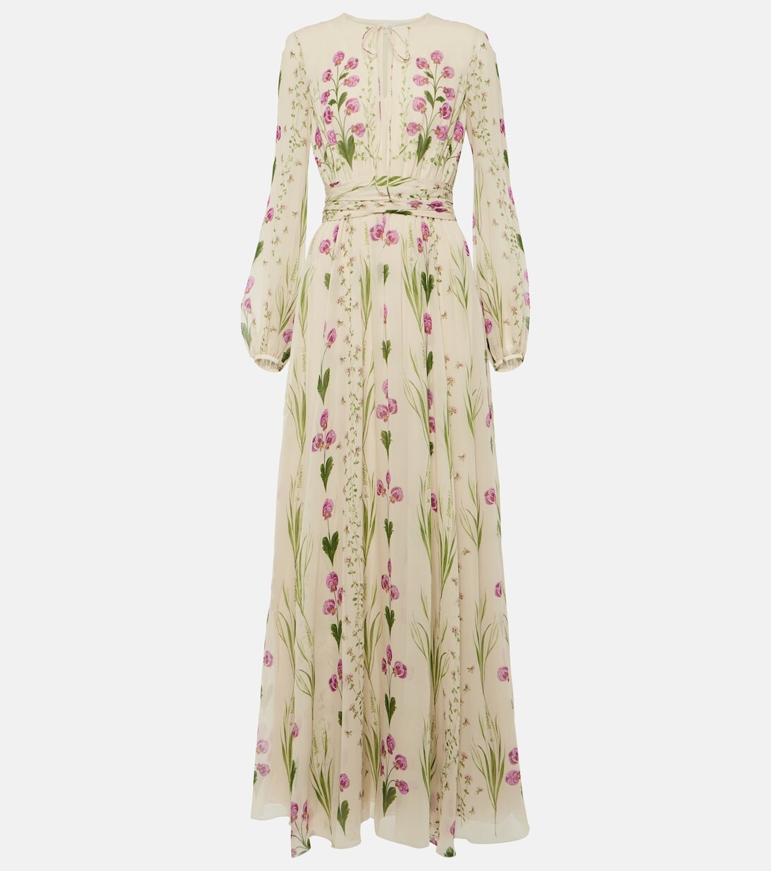 

Шелковое платье pensées sauvages Giambattista Valli, фиолетовый