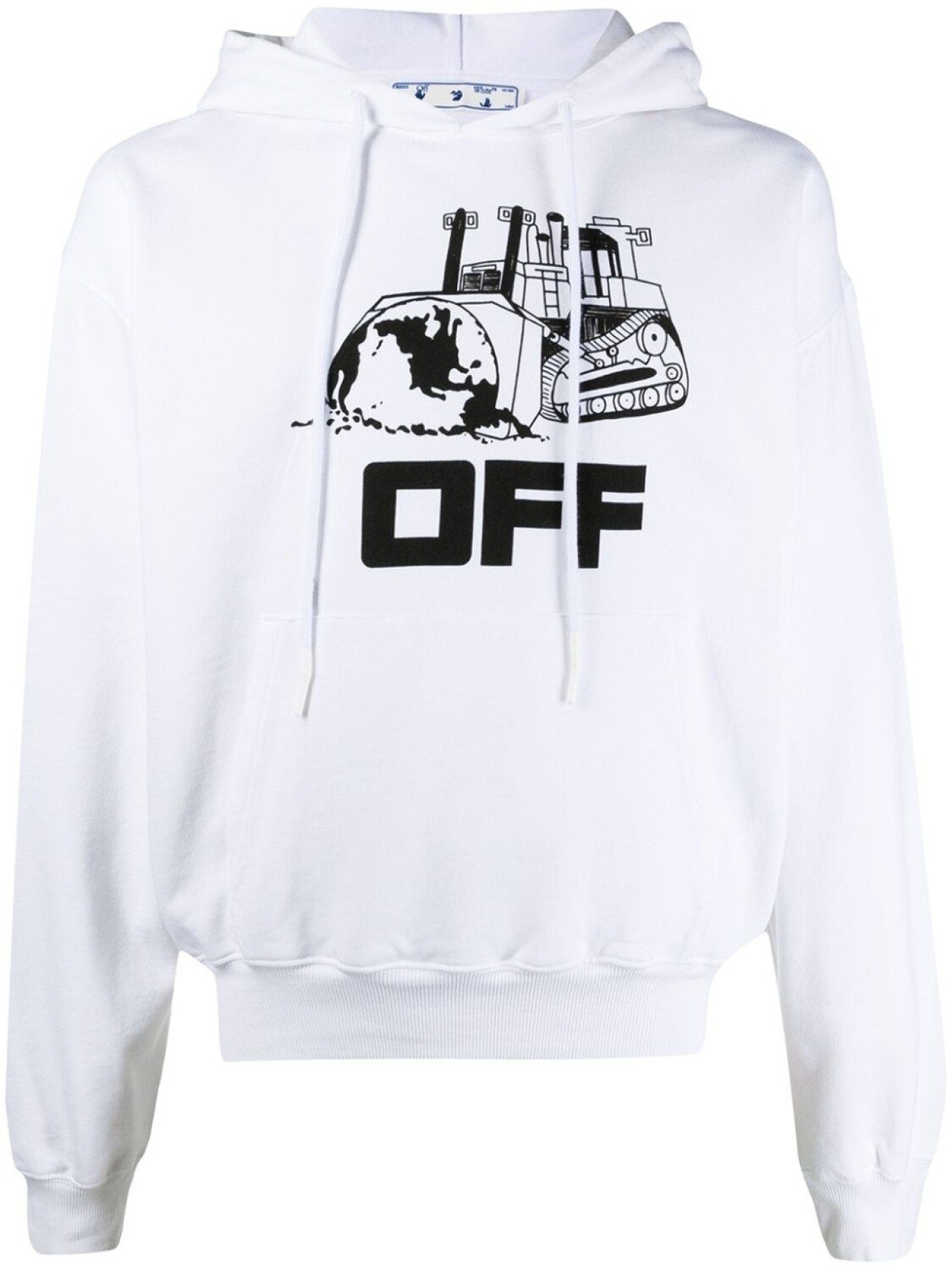 

Off-White худи World Caterpillar, белый