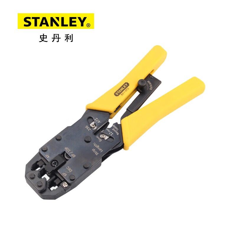 STANLEY 84-473-22 Клещи для обжима телекоммуникационных разъемов 4P/6P/8P 200мм