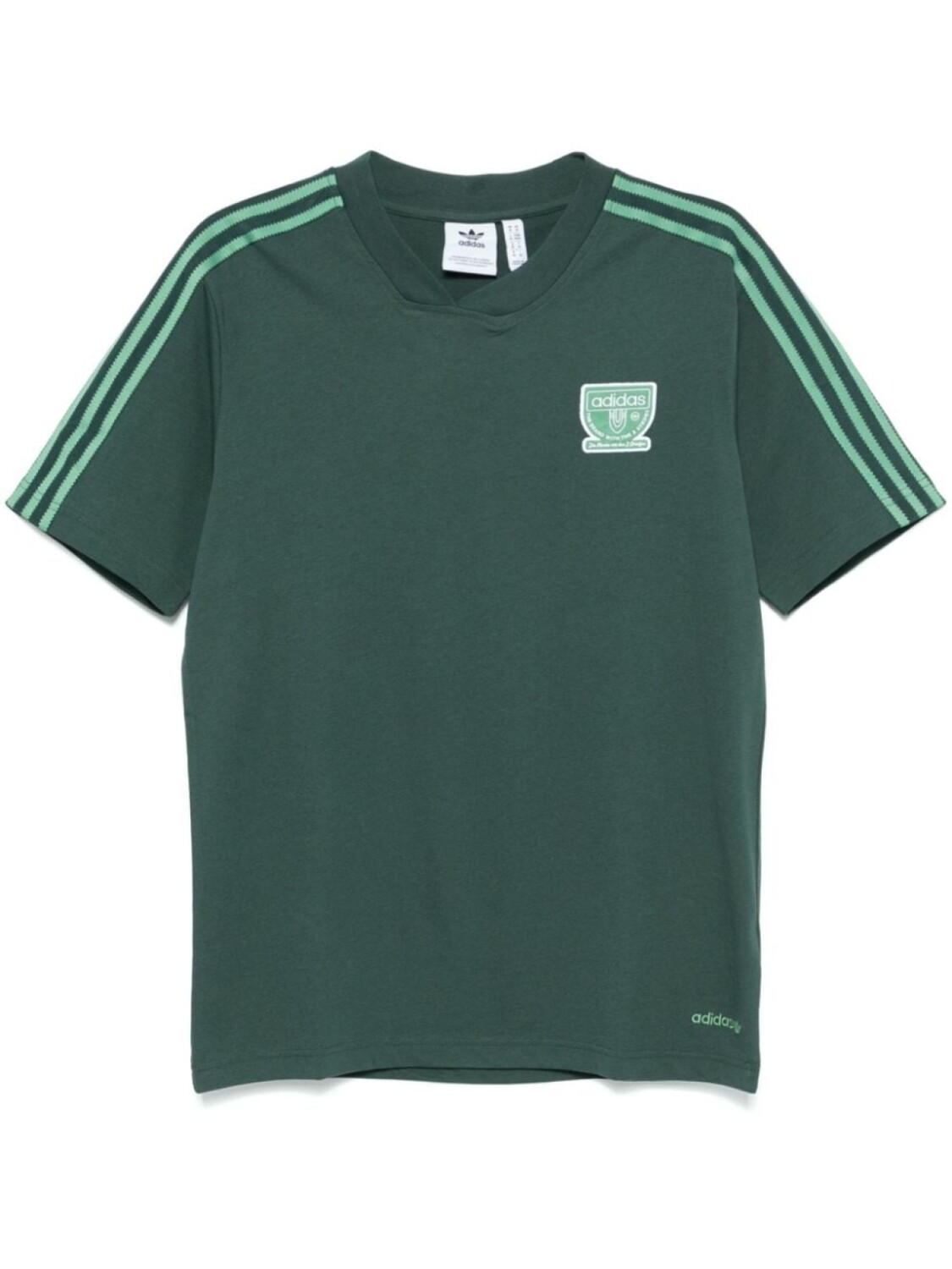 

Adidas футболка с полосками 3 Stripes, зеленый
