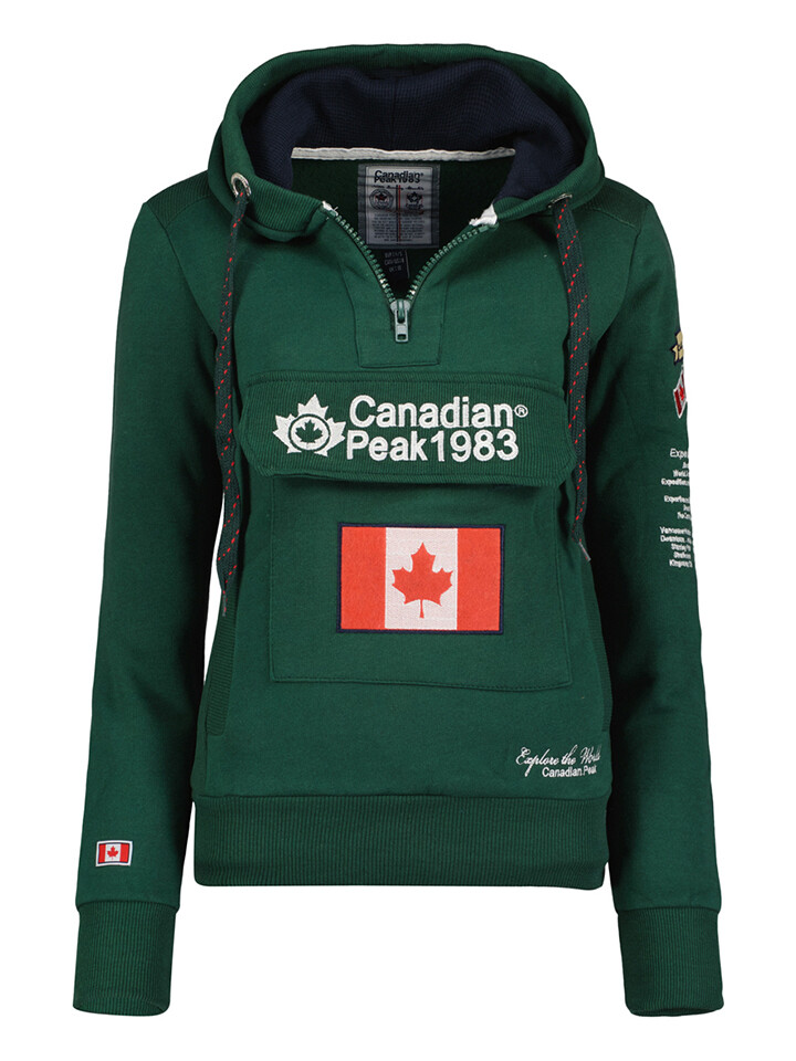 

Толстовка Canadian Peak Hoodie Gyrelle, темно-зеленый