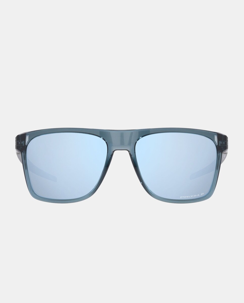 

Прямоугольные мужские солнцезащитные очки черного цвета Oakley, серый