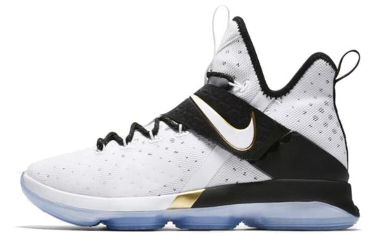 

Nike LeBron 14 BHM (2017) Черный/Белый/Золотой