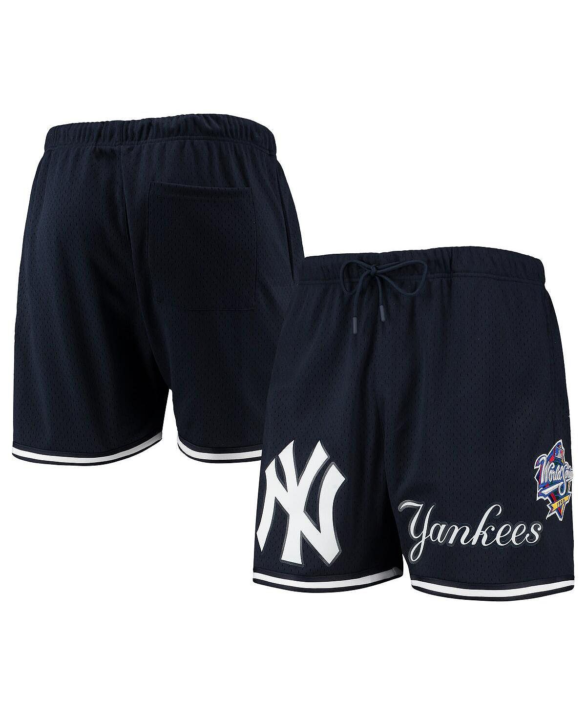 Мужские темно-синие сетчатые шорты New York Yankees World Series 1999 Pro Standard мини платье икат с поясом allison new york цвет ikat haze