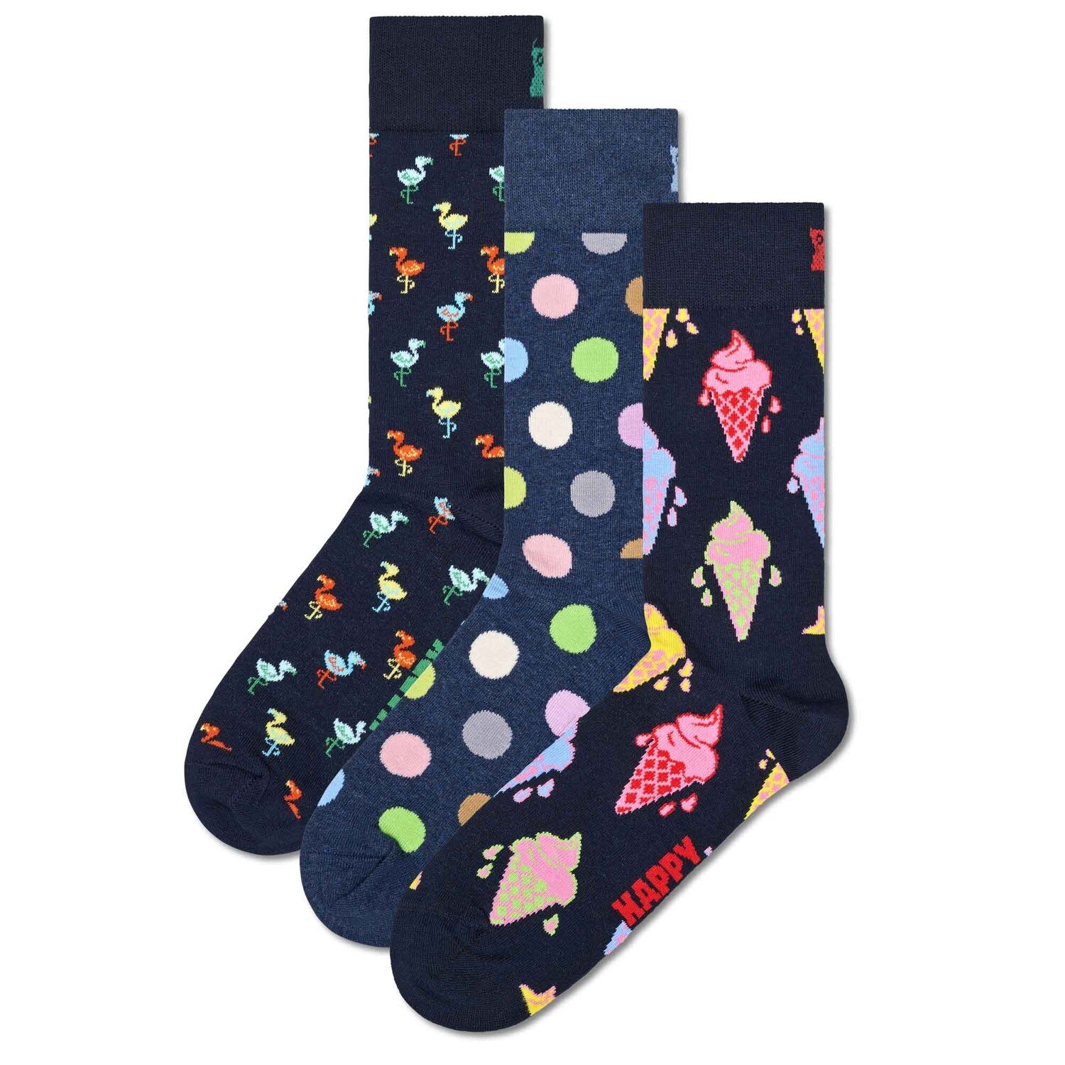 

Носки Happy Socks 3 шт, темно синий