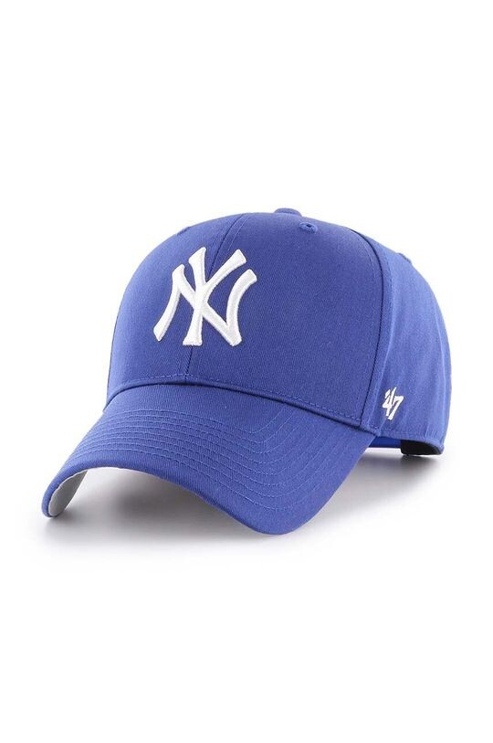 

Хлопковая бейсболка MLB New York Yankees 47brand, синий