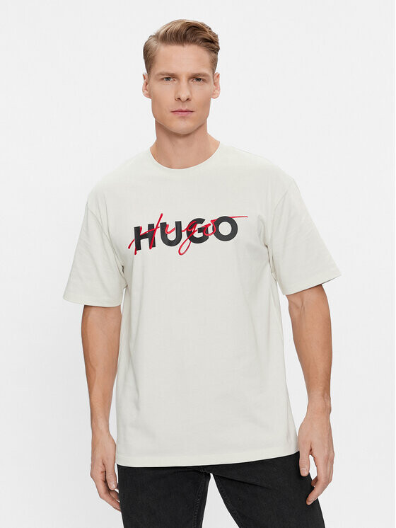 

Футболка свободного кроя Hugo, бежевый