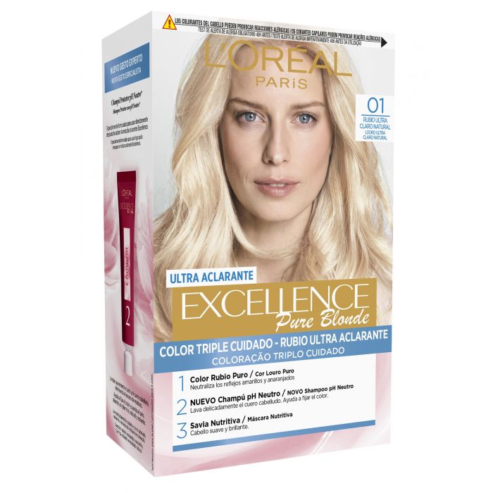Краска для волос Excellence Creme Blonde Supreme Tintes L'Oréal París, Rubio Claro