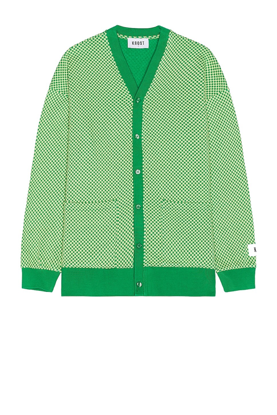 

Кардиган KROST Chevron Jacquard, цвет Medium Green