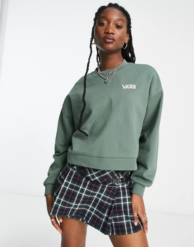 

Зеленый свитшот Vans Drop V, эксклюзивно для ASOS