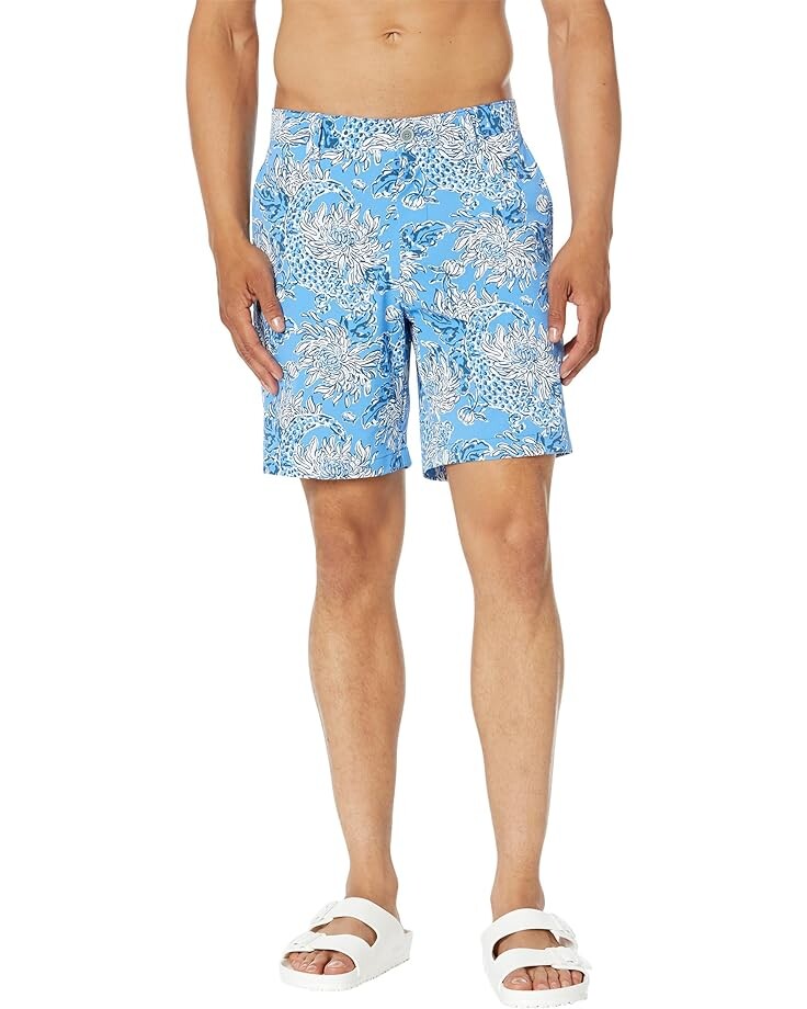 

Шорты Southern Tide 8" Brrrdie Croc and Lock it Shorts, синий