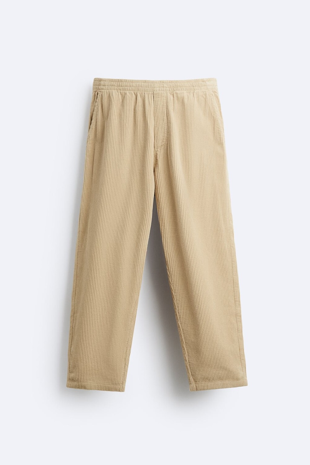

Вельветовые брюки с завышенной талией ZARA