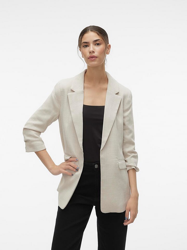 

Блейзер Vero Moda, кремовый, Серый, Блейзер Vero Moda, кремовый