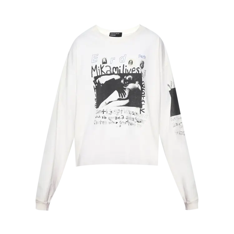 

Футболка Enfants Riches Déprimés Vivid Nightmares Long-Sleeve 'Faded Ivory/Multicolor', белый