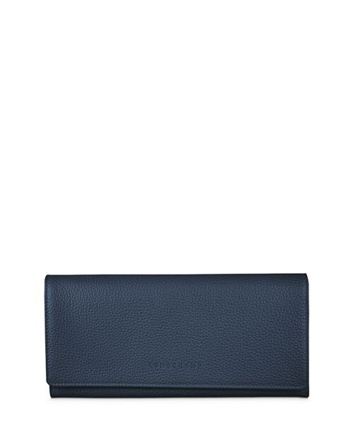 

Ле Фулон&;eacute; Длинный кожаный континентальный кошелек Longchamp, цвет Blue