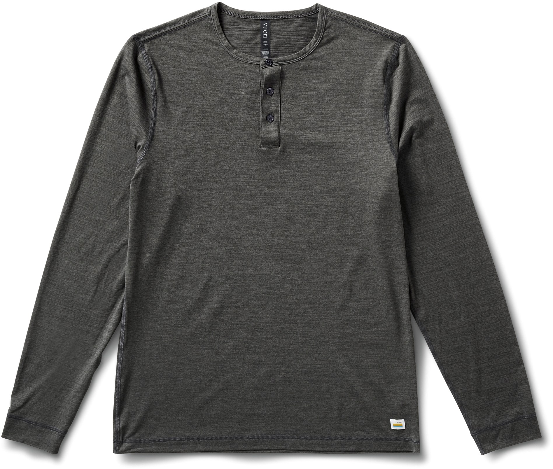 цена Рубашка на пуговицах Ease Performance с длинными рукавами — мужская Vuori, серый