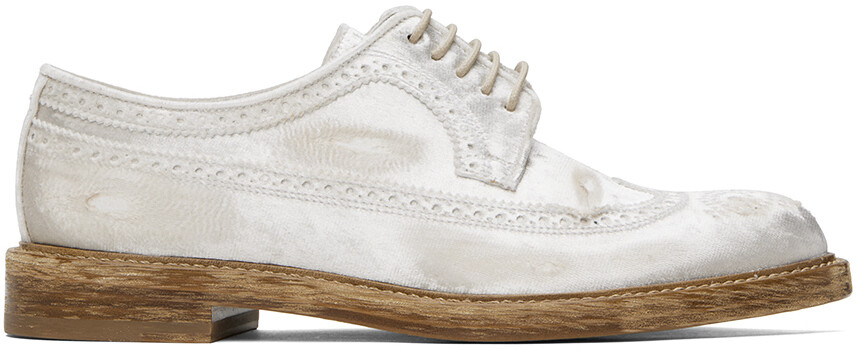 

Off-White бархатные дерби Maison Margiela