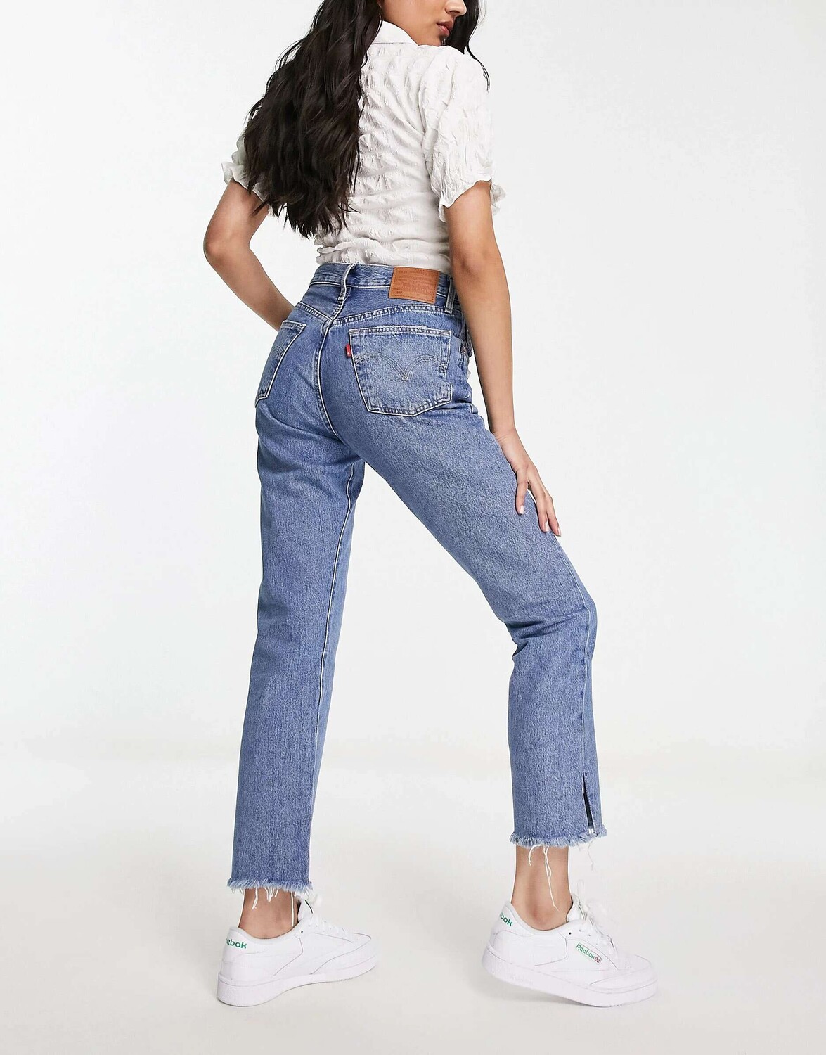

Укороченные джинсы Levi's 501 после стирки