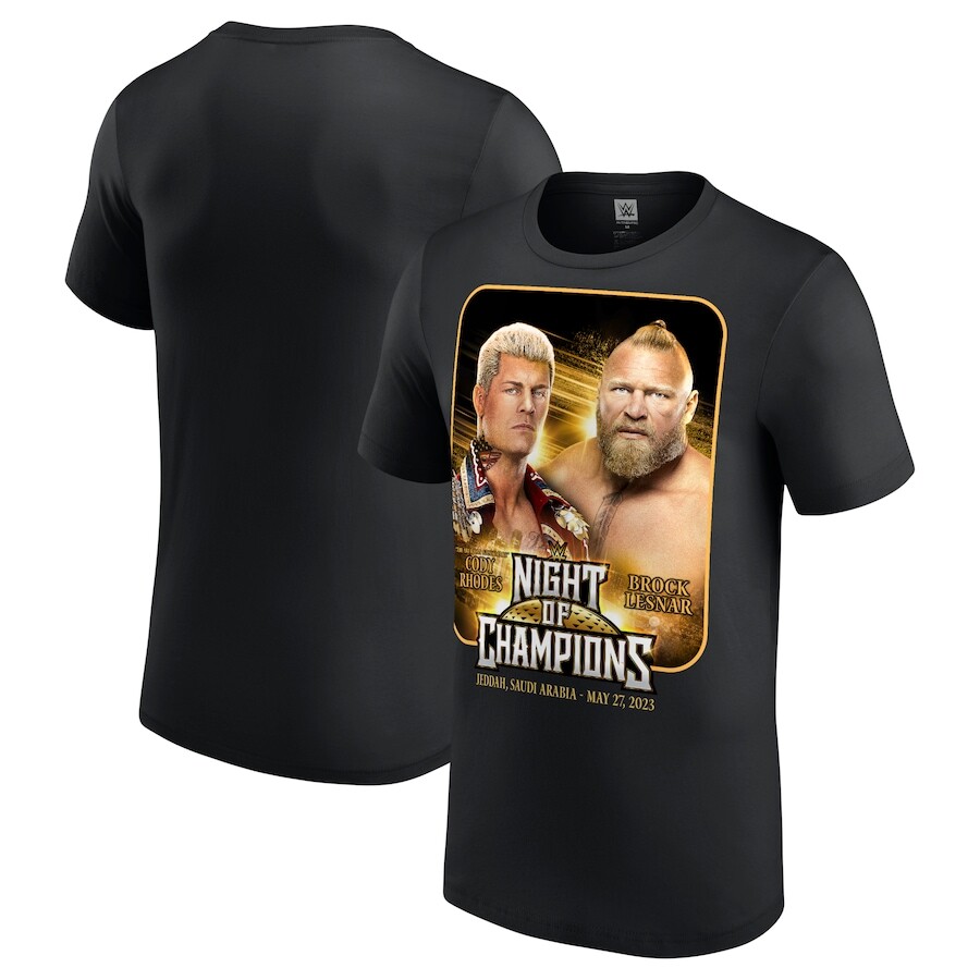 

Футболка с коротким рукавом WWE Authentic Cody Rhodes, черный