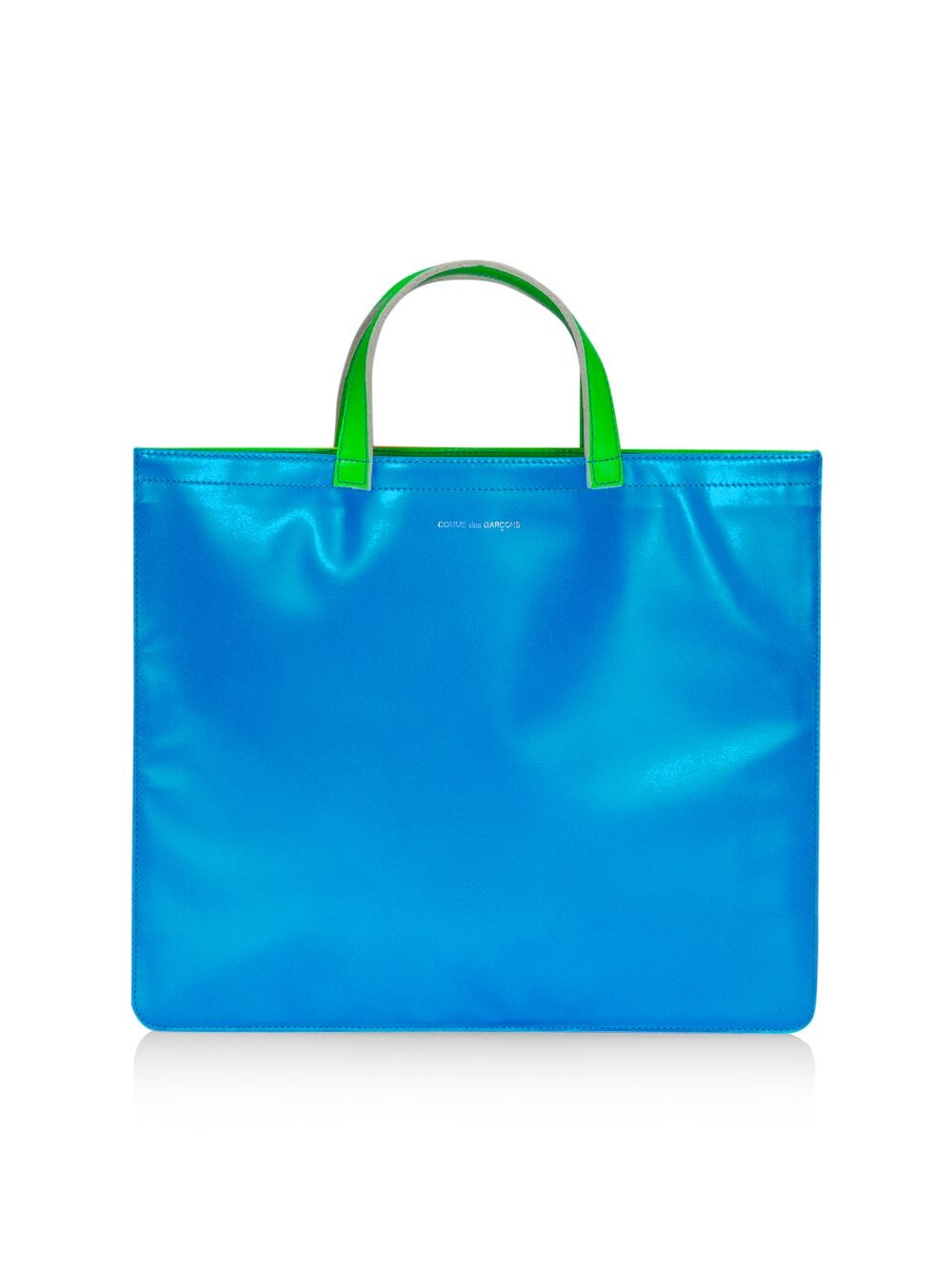 

Сумка-тоут Super Fluo из кожи Comme des Garçons, синий