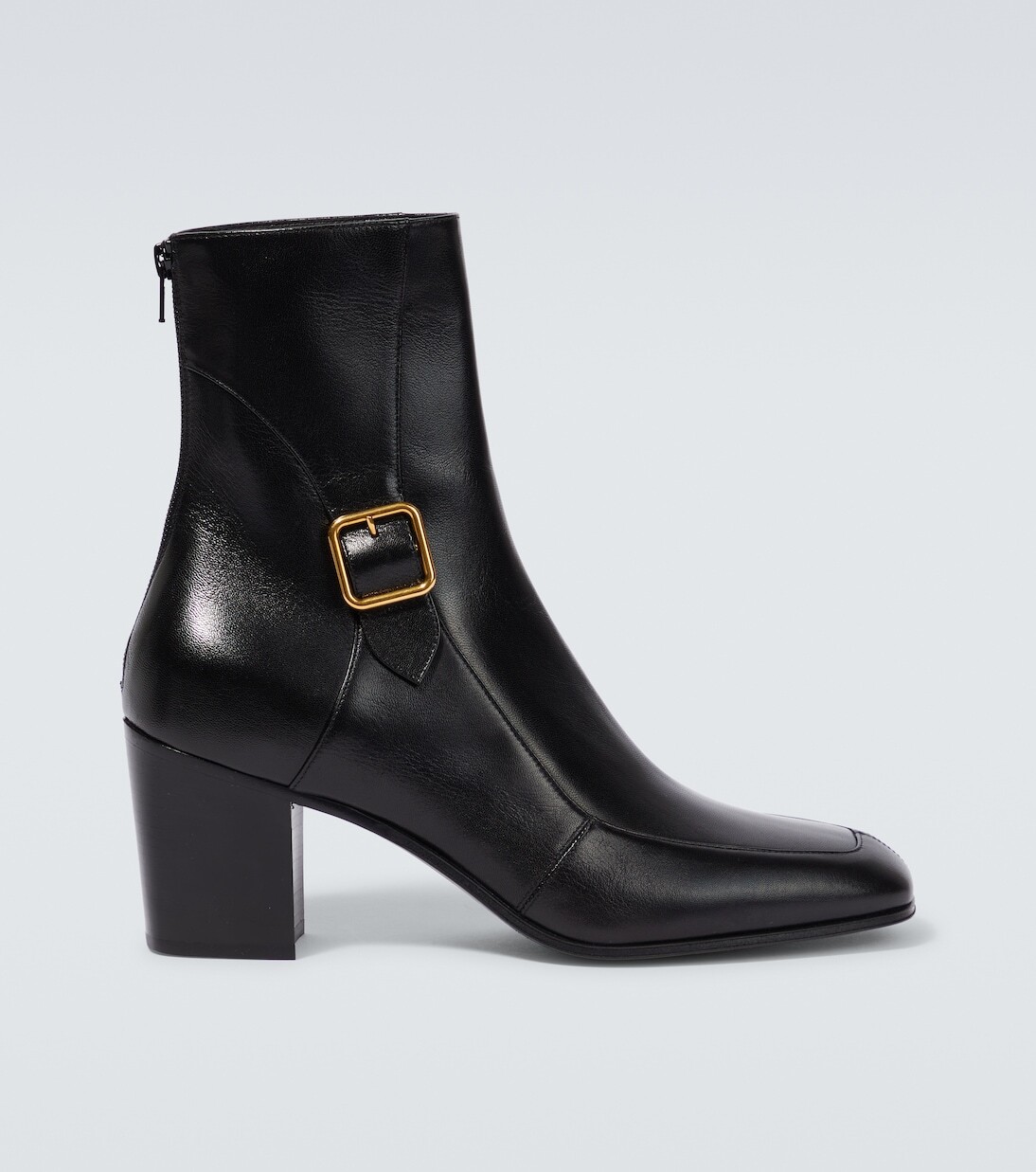 

Кожаные ботильоны mick Saint Laurent, черный